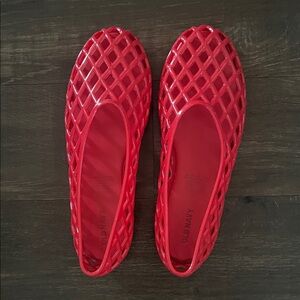 Old Navy Women's Bright Red Flats